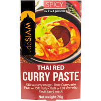 DESIAM pasta de curry rojo picante sobre 70 g