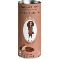 PAUL AND PIPPA galletas con cacao y aceite de oliva virgen extra envase 130 g