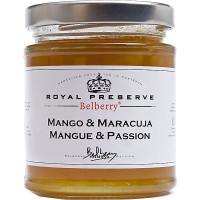 BELBERRY Royal Preserve confitura de mango y maracuyá frasco 215 g