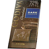 GODIVA tableta de chocolate negro 72% cacao tableta 100 g