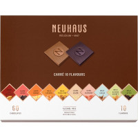 NEUHAUS Napolitanas de chocolate belga 10 variedades 60 piezas estuche 300 g