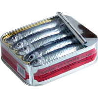 MICHEL CLUIZEL sardinas de chocolate con leche 5 unidades lata 75 g