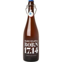 MORITZ Born17.14 cerveza artesana con jengibre de Barcelona botella 75 cl