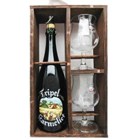 TRIPEL KARMELIET cerveza Belga de alta fermentación estuche especial con 2 vasos botella 75 cl