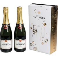 TAITTINGER champagne brut reserva Estuche 2 botellas 75 cl