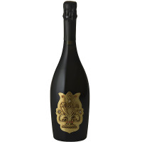 JAUME GIRO Grandalla de Luxe cava gran reserva con etiqueta de estaño y piedras Swarovski botella 75 cl
