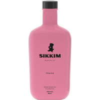SIKKIM FRAISE ginebra premium inglesa botella 70 cl