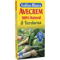 AVECREM caldo de 8 verduras 100% natural envase 10 pastillas