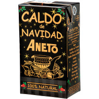 ANETO caldo de Navidad 100% natural sin gluten y sin lactosa envase 1 l