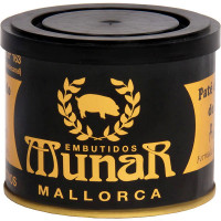 MUNAR paté de hígado de cerdo artesano lata 180 g