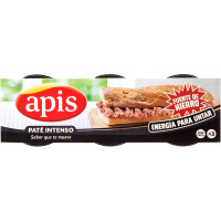 APIS paté de hígado de cerdo Selección pack 3 lata 80 g