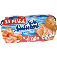 LA PIARA paté crema de salmón ahumado sin gluten pack 2 latas 77 g