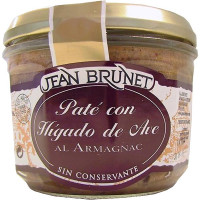 JEAN BRUNET paté de ave al Armagnac tarro 180 g