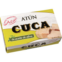CUCA atún en aceite de oliva de pesca tradicional con caña lata 80 g neto escurrido