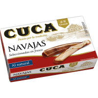 CUCA navajas al natural 4-8 piezas lata 65 g