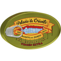 PALACIO DE ORIENTE bonito del norte en aceite de oliva virgen lata 82 g neto escurrido