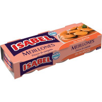 ISABEL mejillones en escabeche en origen seleccionados pack 3 lata 69 g neto escurrido