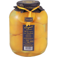 COQUET Selección melocotón en almíbar entero frasco 1260 g neto escurrido