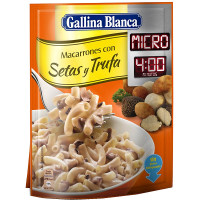 Gallina blanca macarrones con setas y trufas micro 4 minutos sobre 78 g