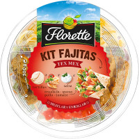 FLORETTE ensalada barqueta kit fajitas tarrina 300 g