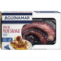 AGUINAMAR pata de pulpo salvaje cocido bandeja 200 g