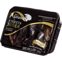 LINAMAR mejillón vivo gigante etiqueta negra bandeja 1 kg