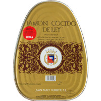 DE LEY jamón cocido extra sin piel en lata Por la compra de 250 g regalo de un envase hermético