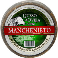 MANCHENIETO queso viejo de oveja elaborado con leche cruda peso aproximado pieza 2,7 kg