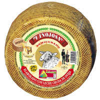 HINOJOSA queso semicurado de oveja graso elaborado con leche cruda peso aproximado pieza 2,7 kg