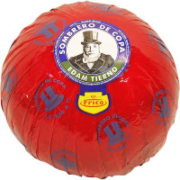 SOMBRERO DE COPA queso holandés bola edam tierno de vaca elaborado con leche pasteurizada peso aproximado pieza 2 kg