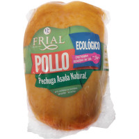 FRIAL pechuga de pollo asada natural sin gluten sin lactosa ecológica peso aproximado pieza 350 g