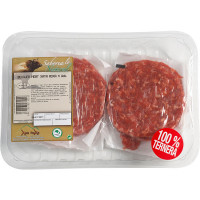 XATA ROXA Ternera Asturiana hamburguesas 100% vacuno 4 unidades bandeja 380 g IGP Ternera Asturiana