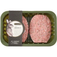 MONCADA hamburguesas de conejo ibérico 4 unidades bandeja 360 g