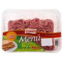 COREN Menú preparado de carne picada de pollo bandeja 400 g