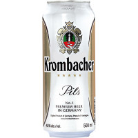 KROMBACHER cerveza rubia alemana lata 50 cl