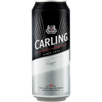 CARLING cerveza rubia británica Lager lata 50 cl