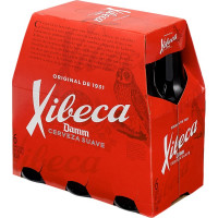 XIBECA cerveza rubia pack 6 botellas 25 cl