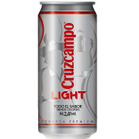 CRUZCAMPO Light cerveza rubia nacional lata 33 cl