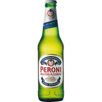 PERONI Nastro Azzurro cerveza rubia italiana botella 33 cl