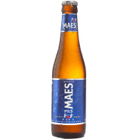 MAES Pils Premium cerveza rubia belga botella 33 cl