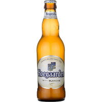 HOEGAARDEN cerveza de trigo blanca belga botella 33 cl