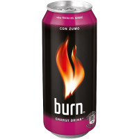 BURN bebida energética con zumo sabor frutas del bosque lata 50 cl