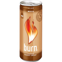 BURN mocca coffee bebida energética lata 25 cl