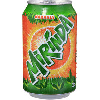 MIRINDA refresco de naranja lata 33 cl