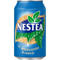 NESTEA refresco de té al melocotón blanco lata 33 cl