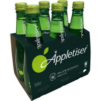 APPLETISER refresco de zumo de manzana con gas burbujas finas pack 6 botellas 27,50 cl