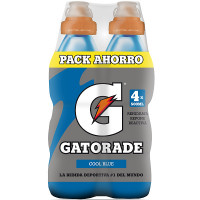 GATORADE bebida isotónica sabor frambuesa pack 4 botellas 50 cl