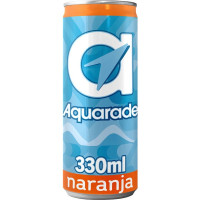 AQUARADE bebida isotónica sabor naranja lata 33 cl