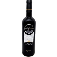 LUNARES vino tinto syrah garnacha roble 4 meses DO Sierras de Málaga botella 75 cl