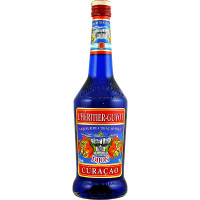 L`heritier-guyot licor de curacao azul botella 70 cl